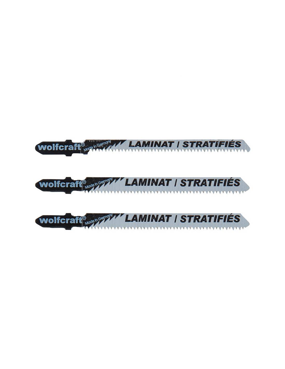 Wolfcraft - 5 Pack De 3 Lames De Scie Sauteuse Avec Queue En T/hcs 2379000 Wolfcraft