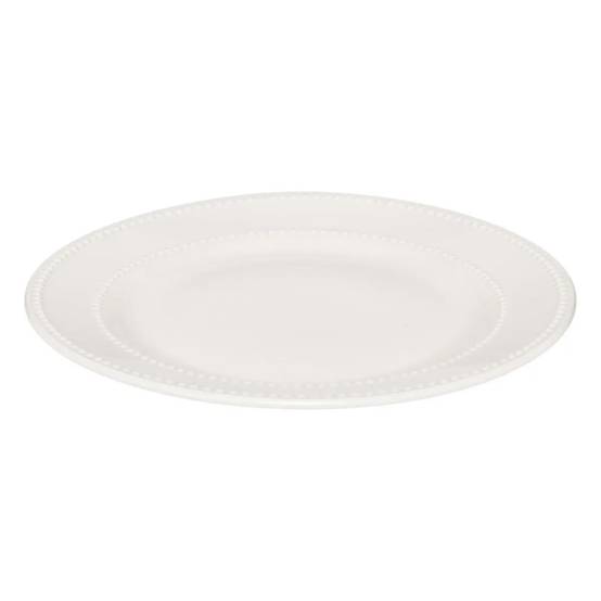 Lot de 6 Assiettes Plates "Perle" 27cm Blanc - Image 2