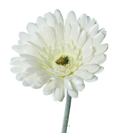 Gerbera artificiel, H 56 cm - D 11 cm superbe Crème - couleur: Crème - Image 2