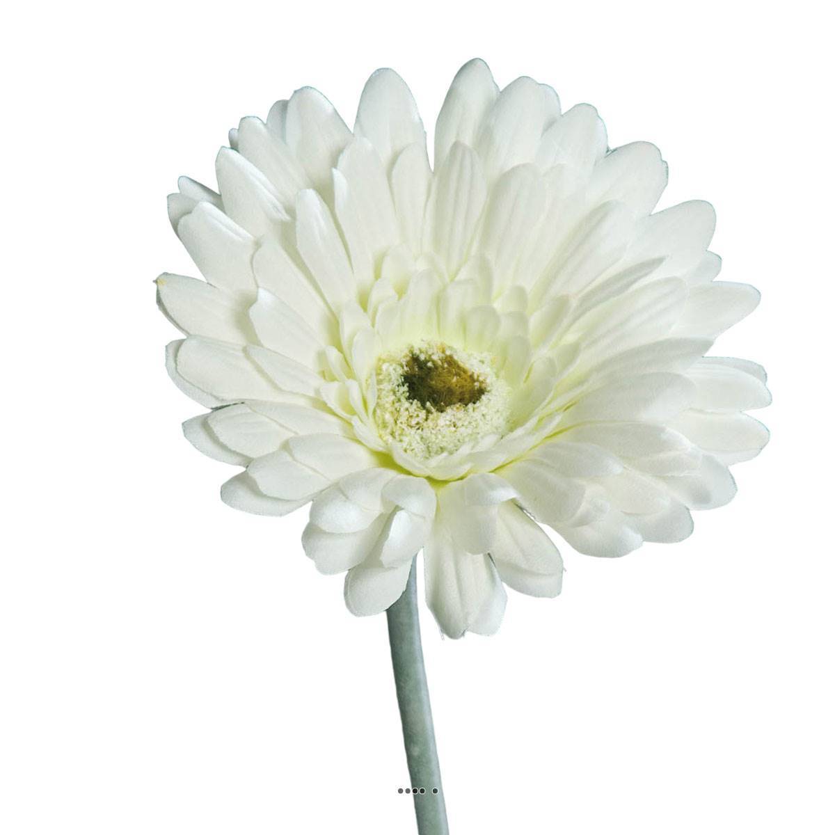 Gerbera artificiel, H 56 cm - D 11 cm superbe Crème - couleur: Crème - Image 1