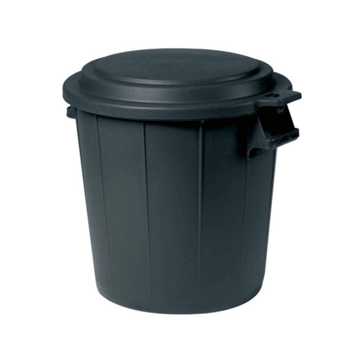 EDA Plastiques - Poubelle 50l noir 79557 NO Eda