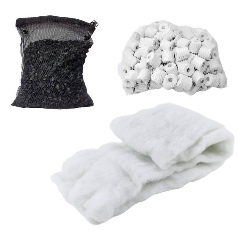 Pack Entretien Filtration Aquarium Charbon & Céramique – 200 à 500 L