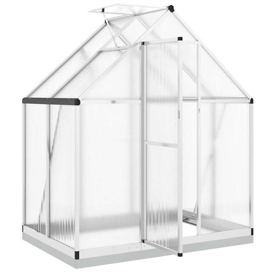 PANGIVO - Serre de jardin aluminium argenté 169 x 114 x 202 cm - PANGIVO - Image 6