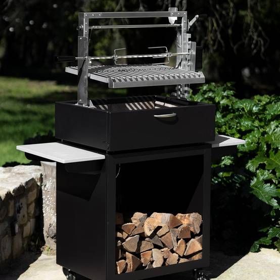 Barbecue Argentin Santa Maria Sur Meuble Mixte - GRILL CHIC - Image 6
