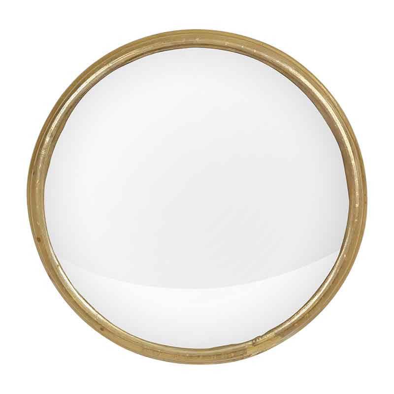 Miroir convexe Edman rond doré 15cm - Image 1