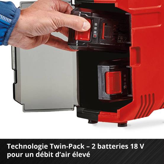 Einhell - Compresseur portatif sans fil TE-AC 36/8 Li OF Set - sans batterie ni chargeur Einhell - Image 3