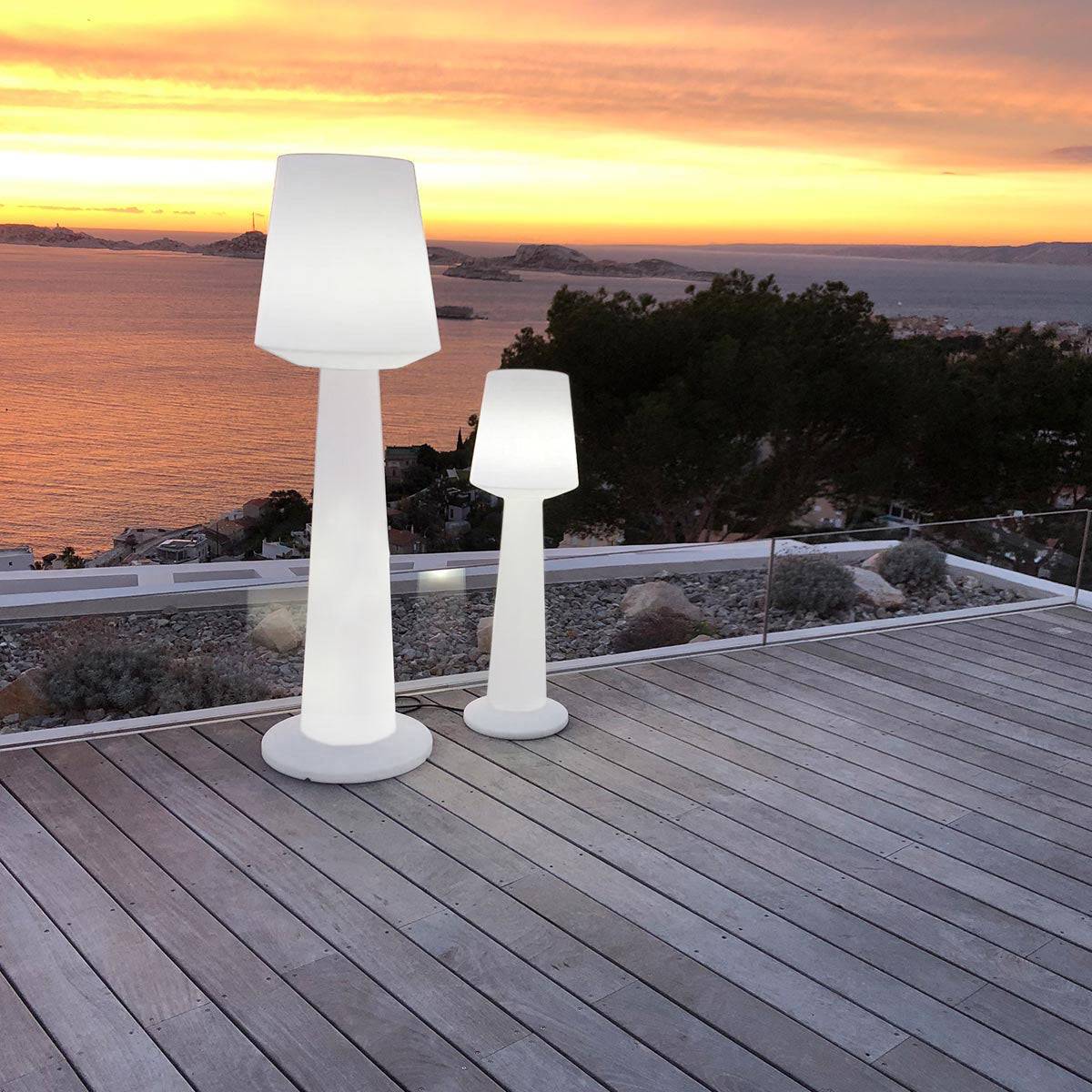 Lumisky - Lampadaire d'extérieur filaire AUSTRAL E27 H110cm - Imagen 4
