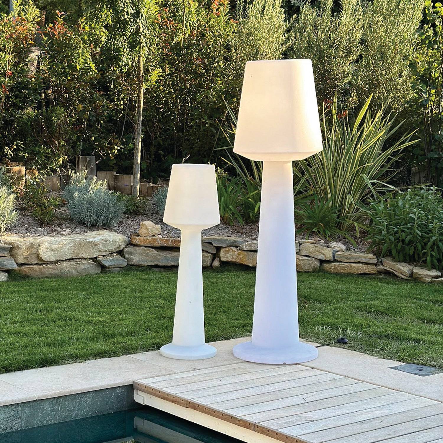 Lumisky - Lampadaire d'extérieur filaire AUSTRAL E27 H110cm - Imagen 5