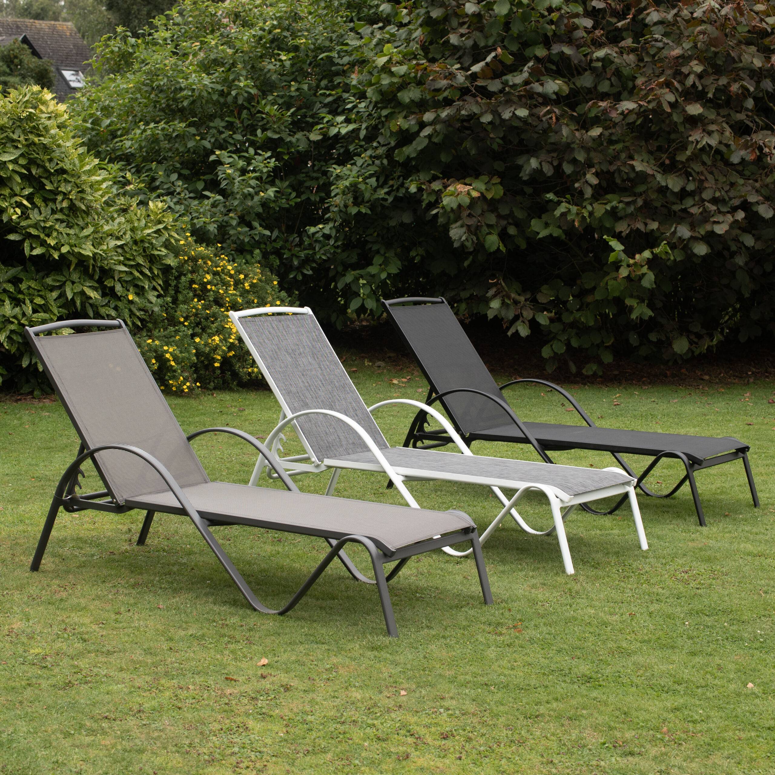 Wilsa Garden - Bain de soleil en aluminium Sunset - Imagen 6