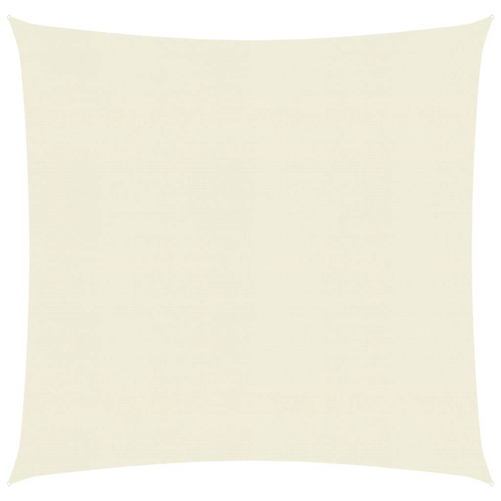 Helloshop26 - Voile d'ombrage 160 g/m² crème 6 x 6 m PEHD - Imagen 1