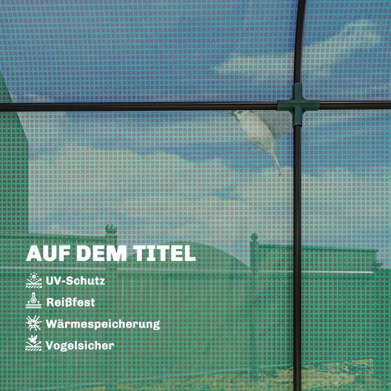 Serre à tomates acier galvanisé et PE pour potager extérieur toit voûté 170x68x200cm vert - ComfortXL Outdoor Living - Image 6