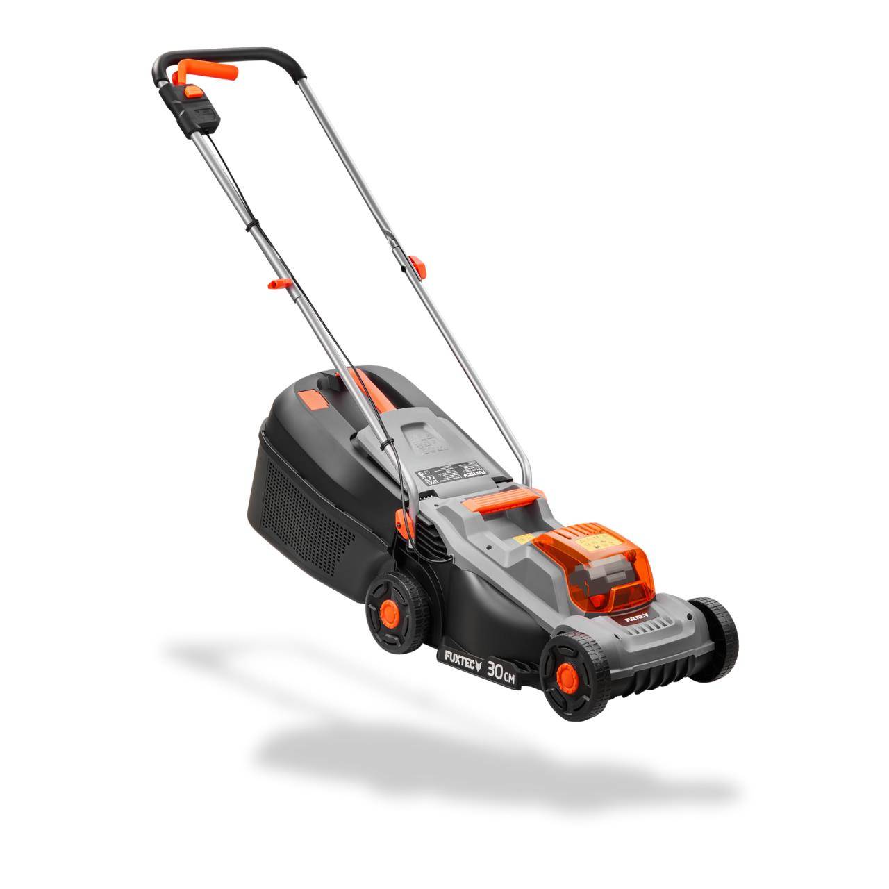 FUXTEC - Tondeuse à gazon sans fil 20V sans batterie ni chargeur,  30 L, 30 cm, silencieuse/légère FUXTEC FX-E1RM20ECO - Image 4