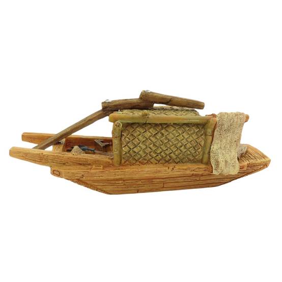 Bateau Pagode model 2 S, 14 x 5 x 6 cm, décoration aquarium - Image 2