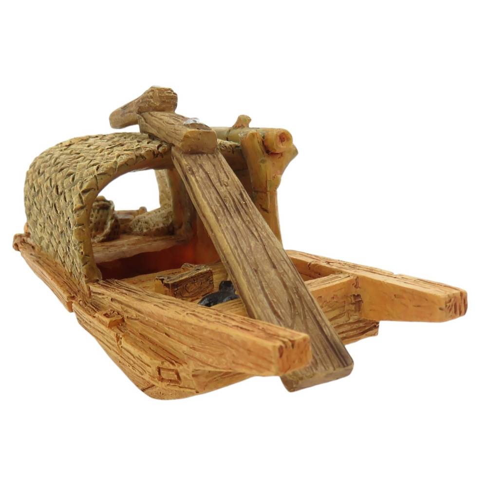 Bateau Pagode model 2 S, 14 x 5 x 6 cm, décoration aquarium - Image 4