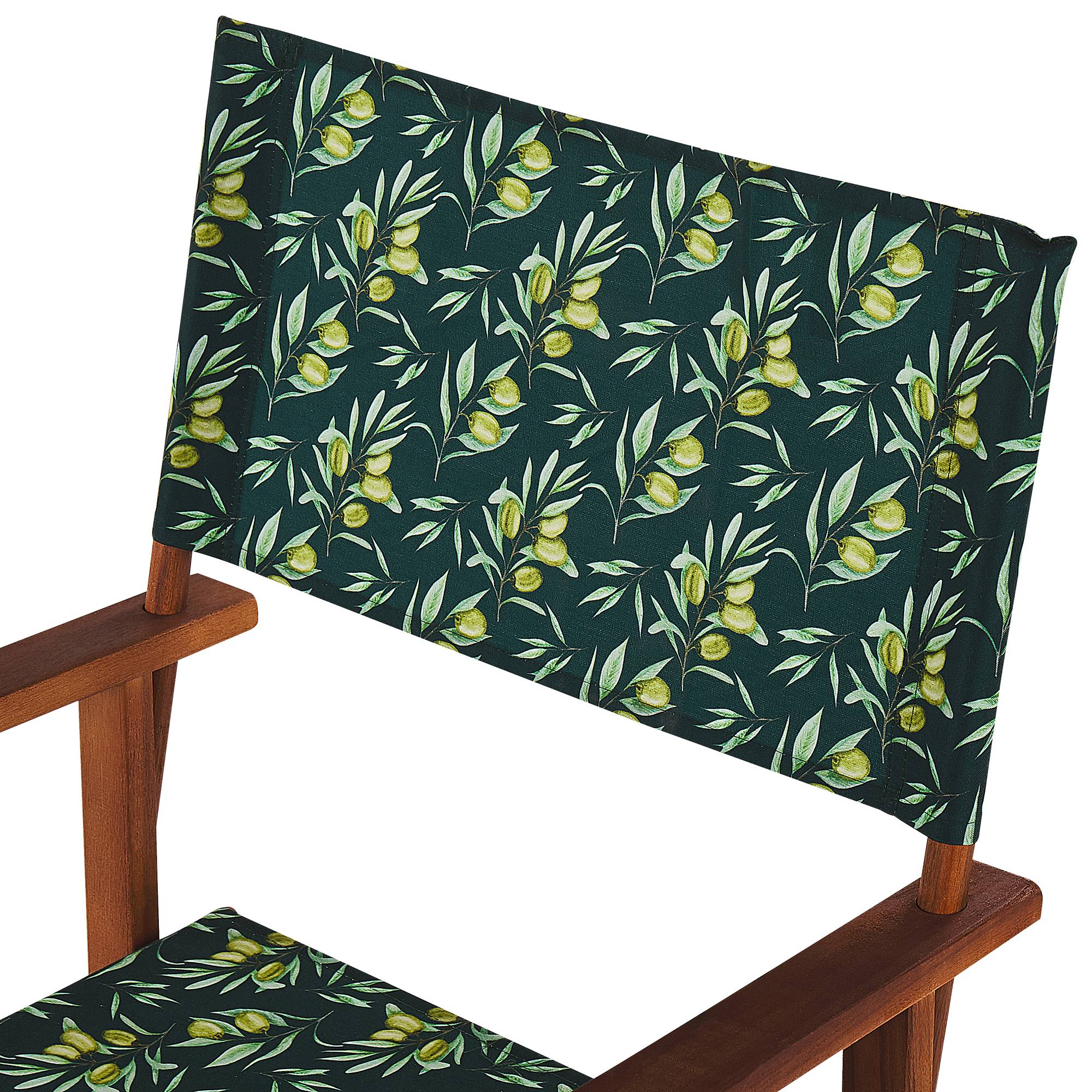 Beliani - Chaise de jardin Tissu Vert foncé CINE - 50x50x91- Beliani - Image 5