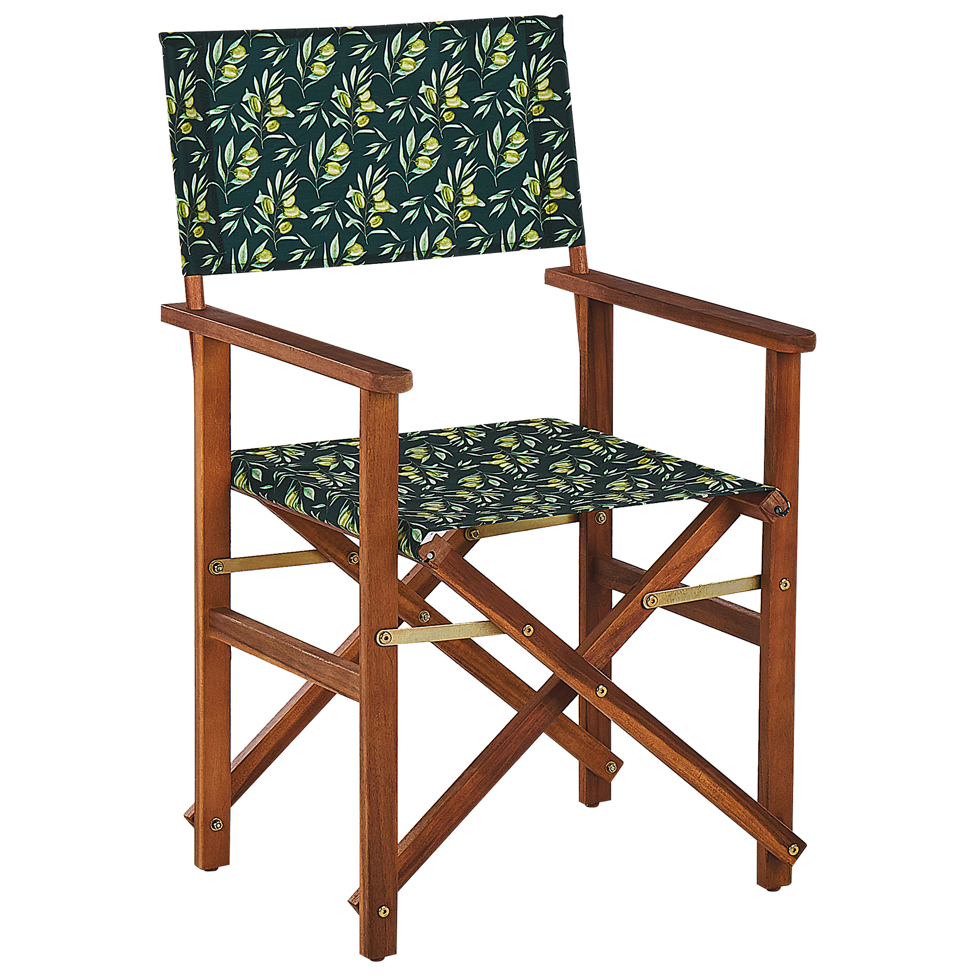 Beliani - Chaise de jardin Tissu Vert foncé CINE - 50x50x91- Beliani - Image 4