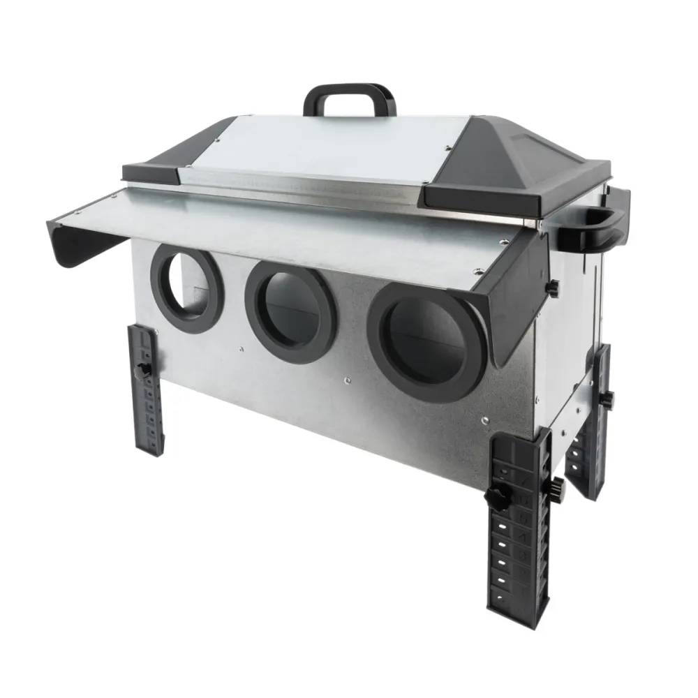 Olba - Mangeoire Robust® pour volailles - 18kg - Acier galvanisé avec couvercle anti-pluie Olba - Image 2