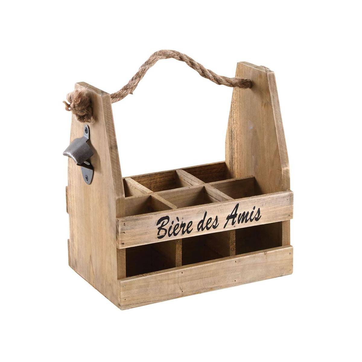 Aubry Gaspard - Porte bouteilles bières avec décapsuleur