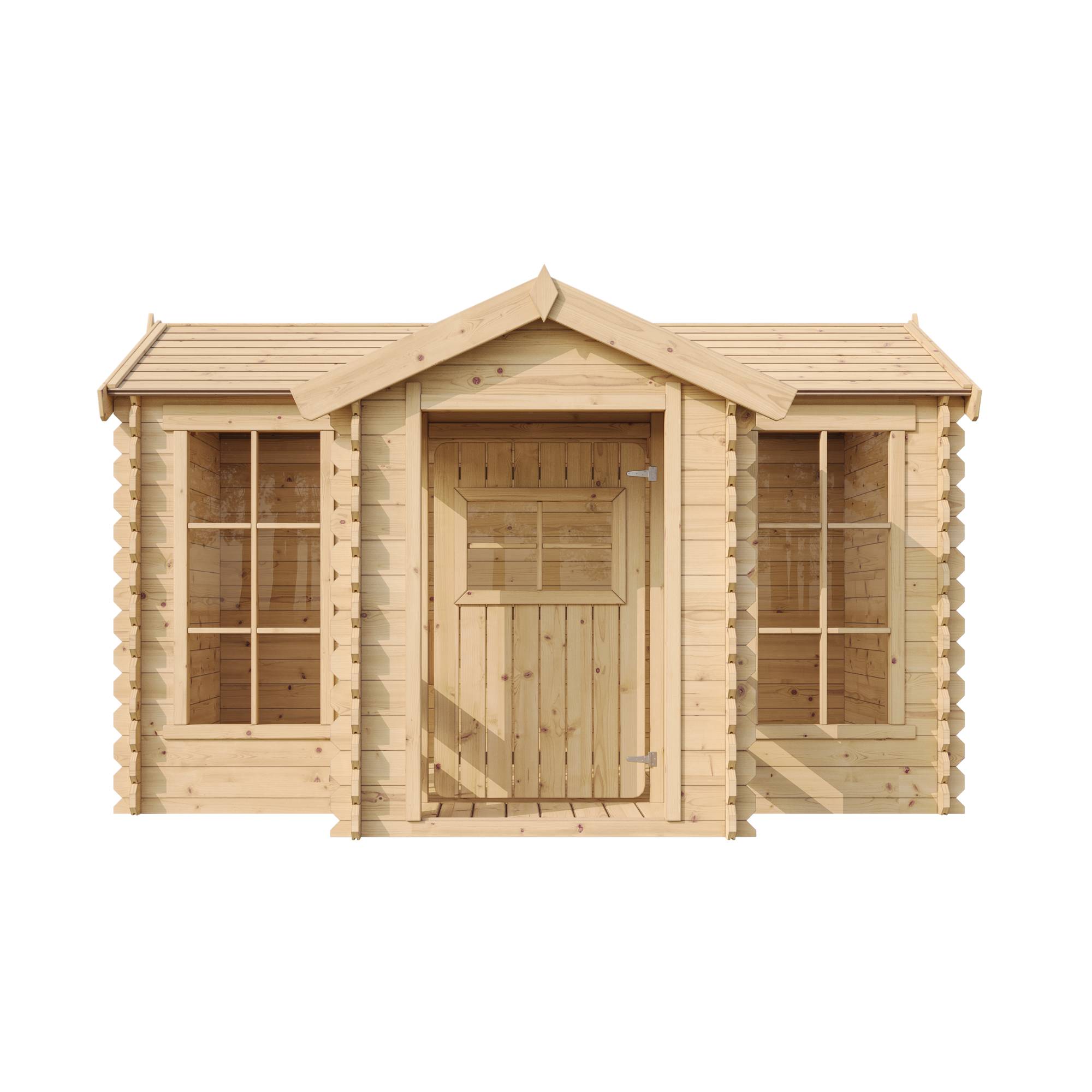 Timbela - Maison en bois pour enfants 241x187xH151cm / 2.63 m²- Maison de jeux pour l'extérieur - 19 mm d’épaisseur - Timbela M520 - Image 4