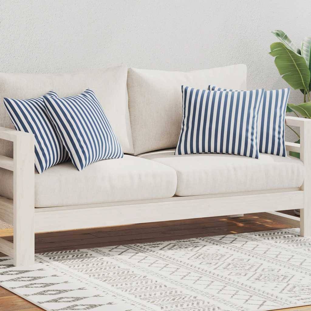 Coussin galette polyester bleu  45 x 45 cm  - Prolenta premium p340.9 - Image 1