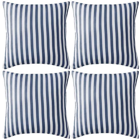 Coussin galette polyester bleu 45 x 45 cm - Prolenta premium p340.9 - Image 2