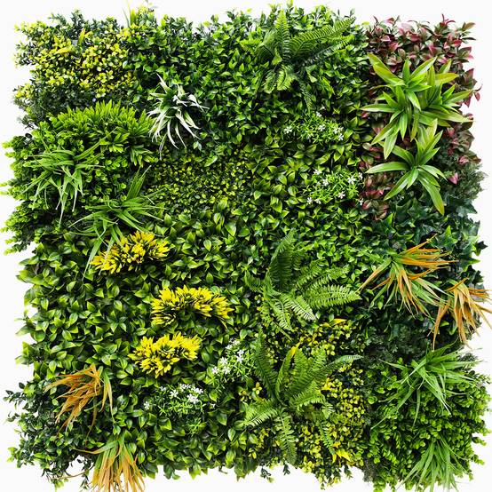 Mur Vegetal Artificiel Jungle plaque de 1mx1m decoration - Image 2