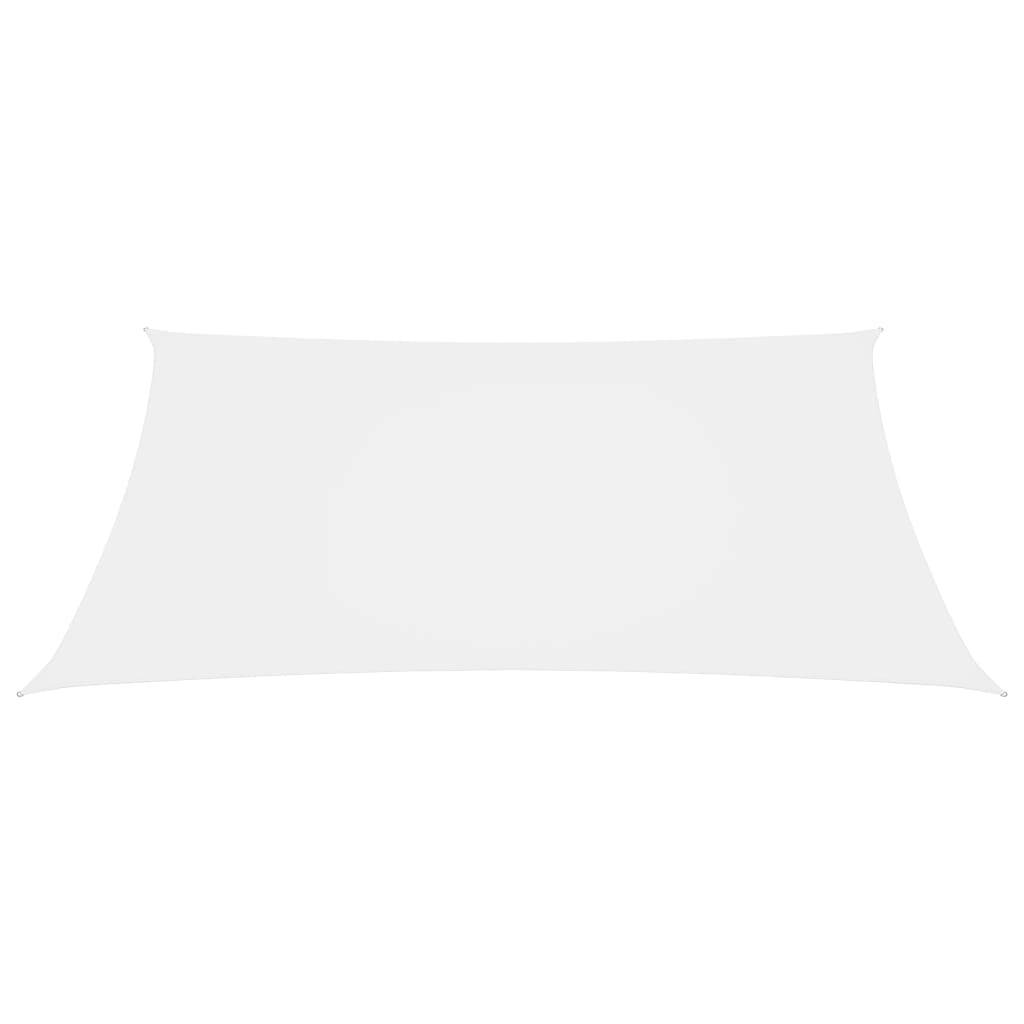 Helloshop26 - Voile toile d'ombrage parasol tissu oxford rectangulaire 2 x 4 m blanc - Imagen 2