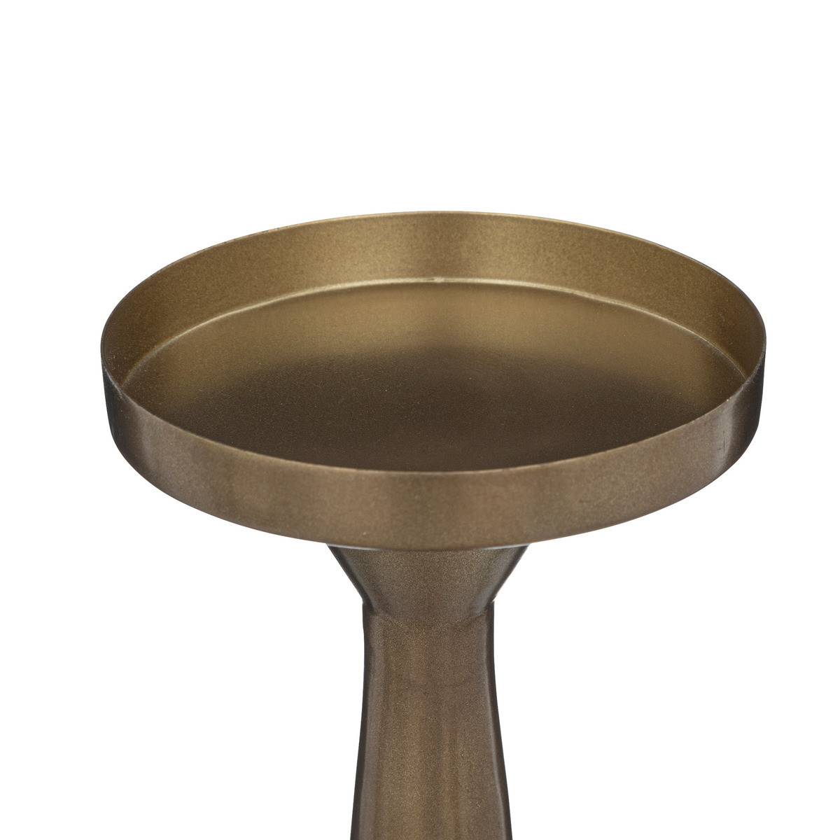 Bougeoir Chandelier en métal Doré H 41 cm - Imagen 2