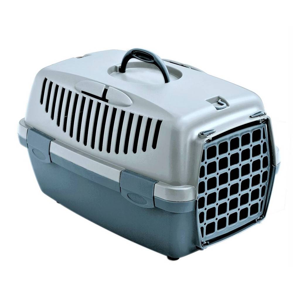 Cage gulliver 1, bleu arctique 48 x 32 x 31 cm, transport chien max 6 kg - Image 1