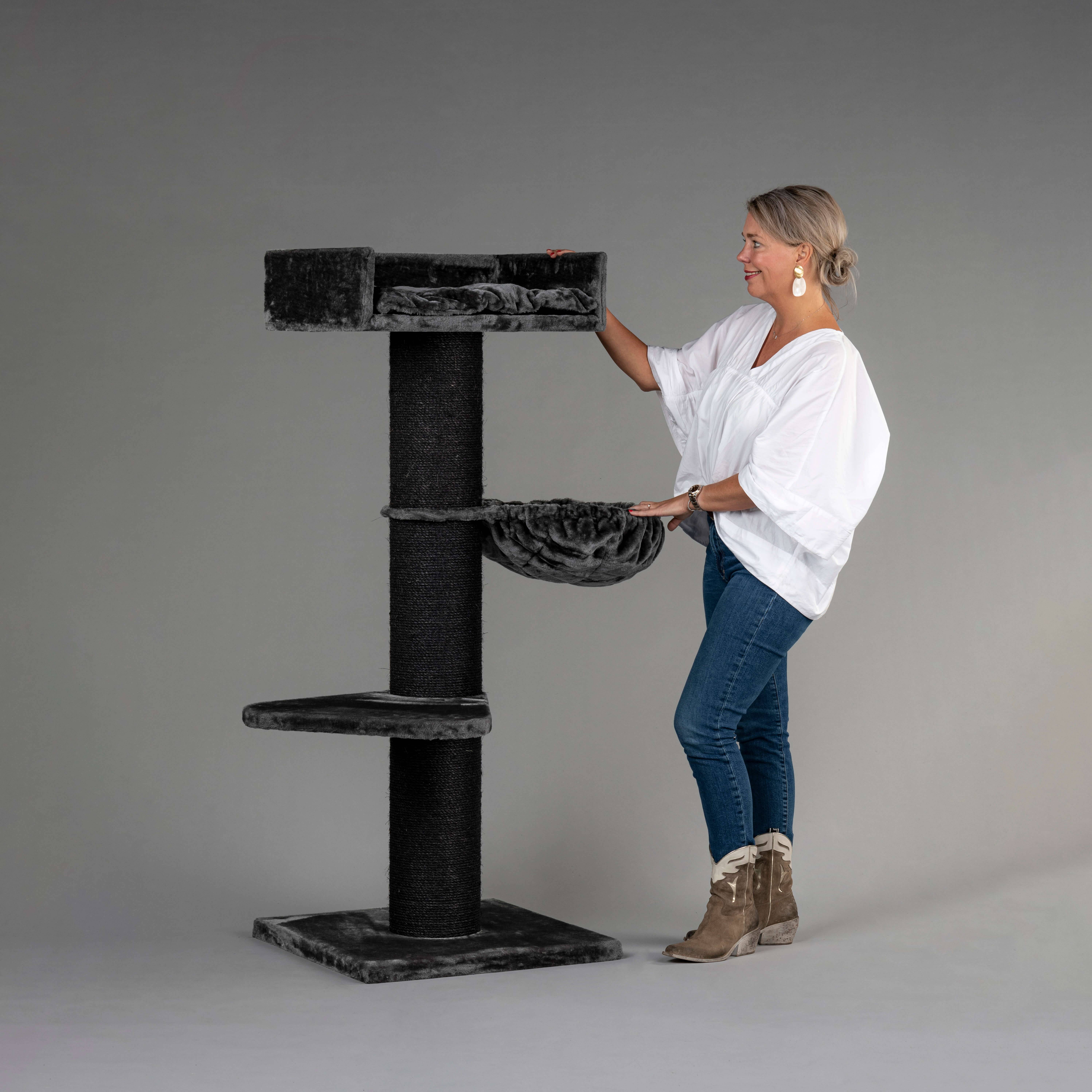 Rhr Concepts Bv - Arbre à chat Royalty Blackline de Luxe (Gris Foncé) - RHR Concepts BV - Imagen 2