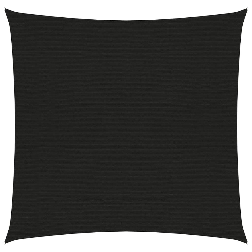 Helloshop26 - Voile d'ombrage 160 g/m² noir 7 x 7 m PEHD - Imagen 1