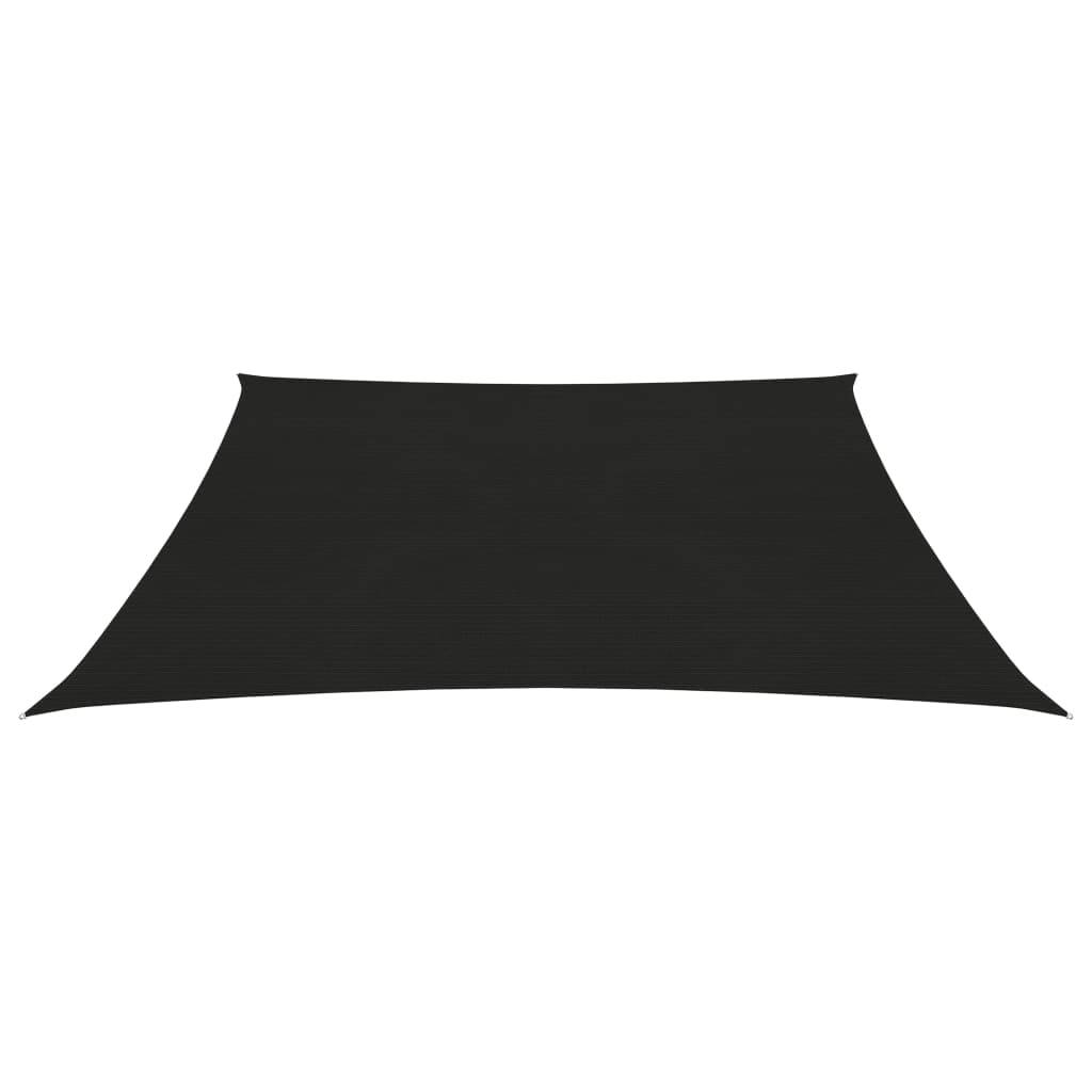 Helloshop26 - Voile d'ombrage 160 g/m² noir 7 x 7 m PEHD - Imagen 2