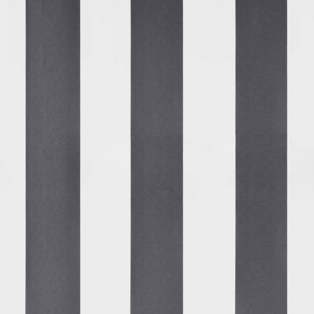 Store Banne - Auvent rétractable anthracite et blanc 3,5x2,5m tissu/aluminium - MEUBLE PRO - Image 8