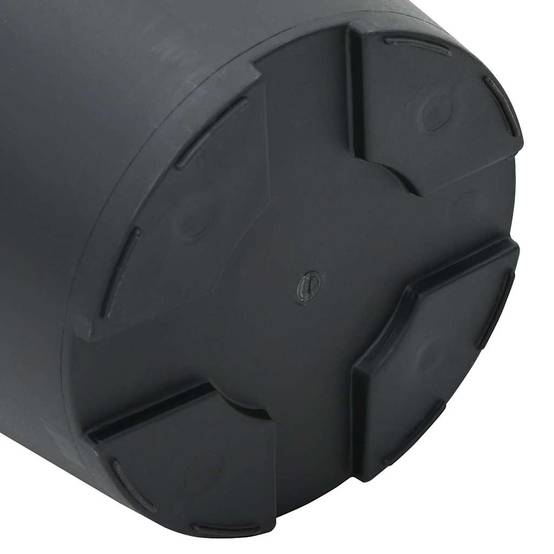 Lot 6 Pots de fleurs ronds plastique pour Balcon Jardin avec Drainage Ø 15 cm Noir - ComfortXL Outdoor Living - Image 8