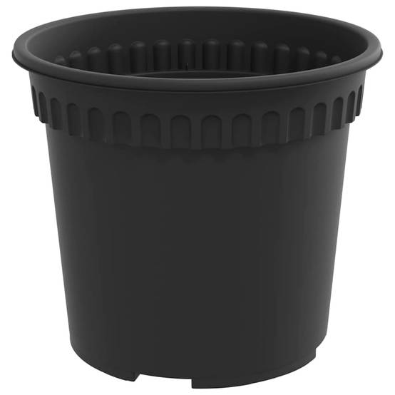 Lot De 6 Pots De Fleurs 15.2 Cm Avec Soucoupe – Plastique Vert Drainage Multi-Trous Intérieur Extérieur