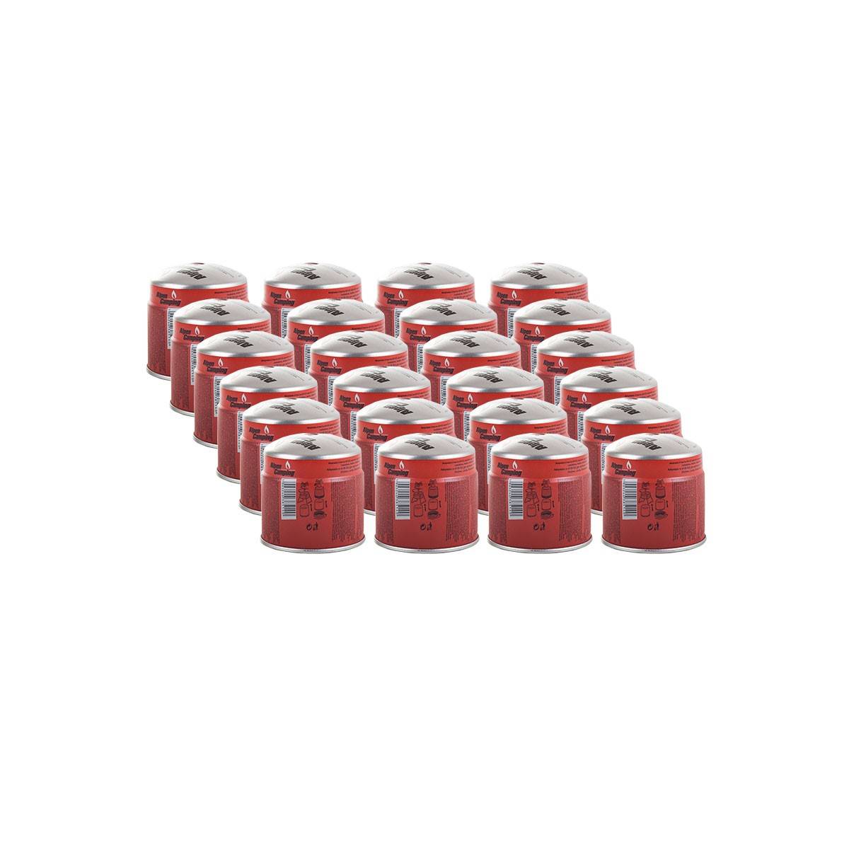 Pack de 24 Cartouches de gaz 190g Perçable Butane Propane Sécurité stop-gaz ALPENTECH - Imagen 1