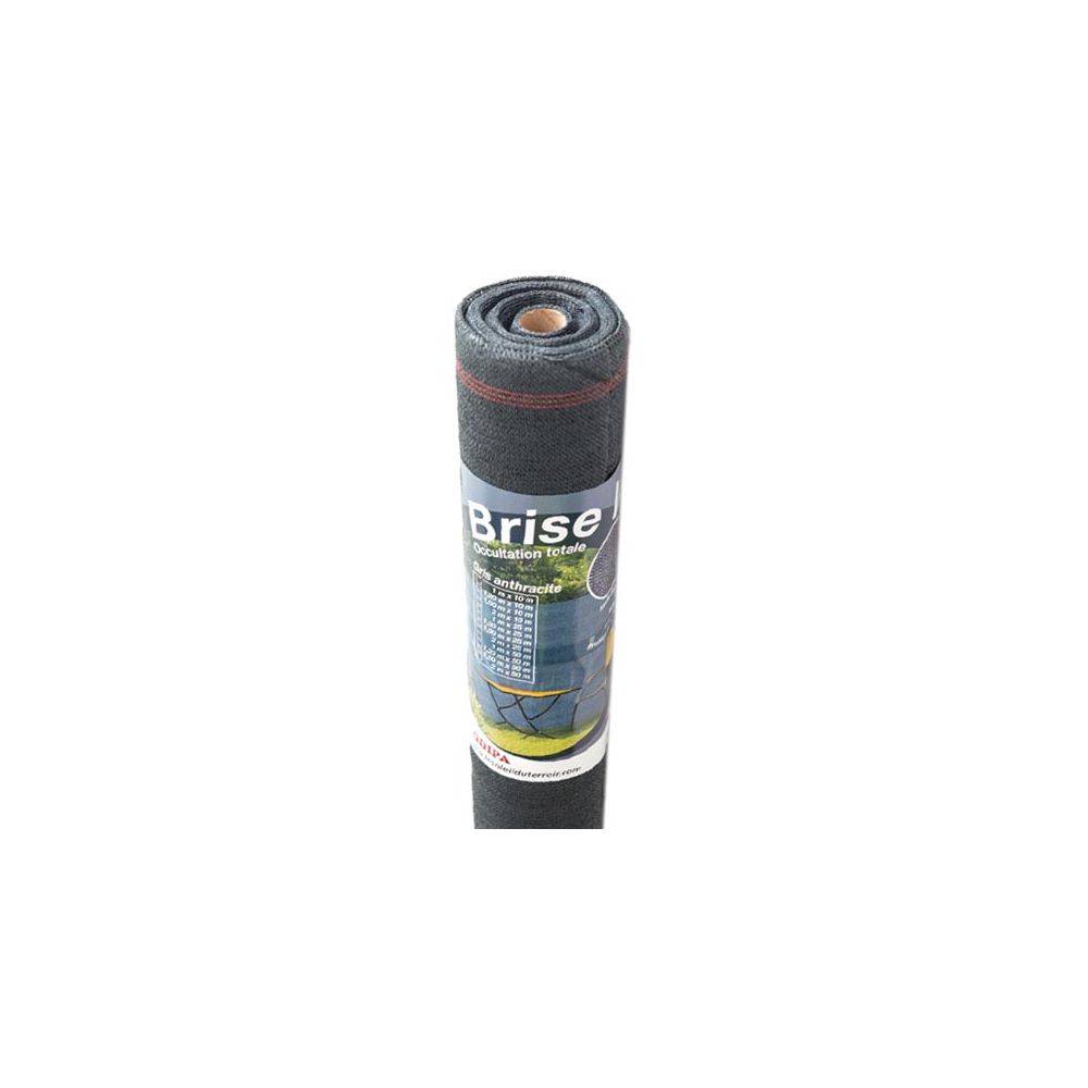 Sodipa - Brise vue occultant en PVC gris anthracite 25 x 2 m - Imagen 3