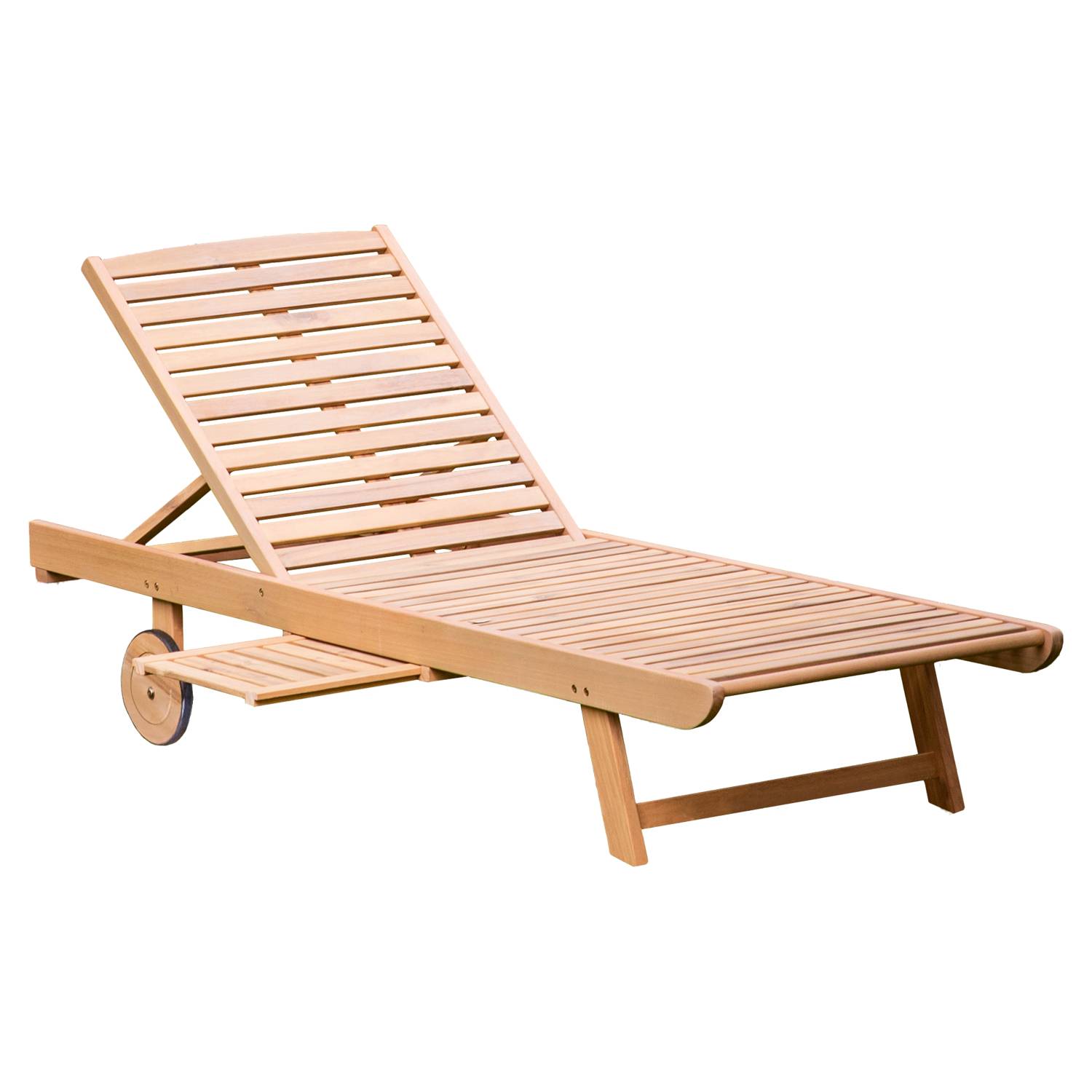 Bain de soleil pliant en acacia KANAWA - HAPPY GARDEN - Imagen 1