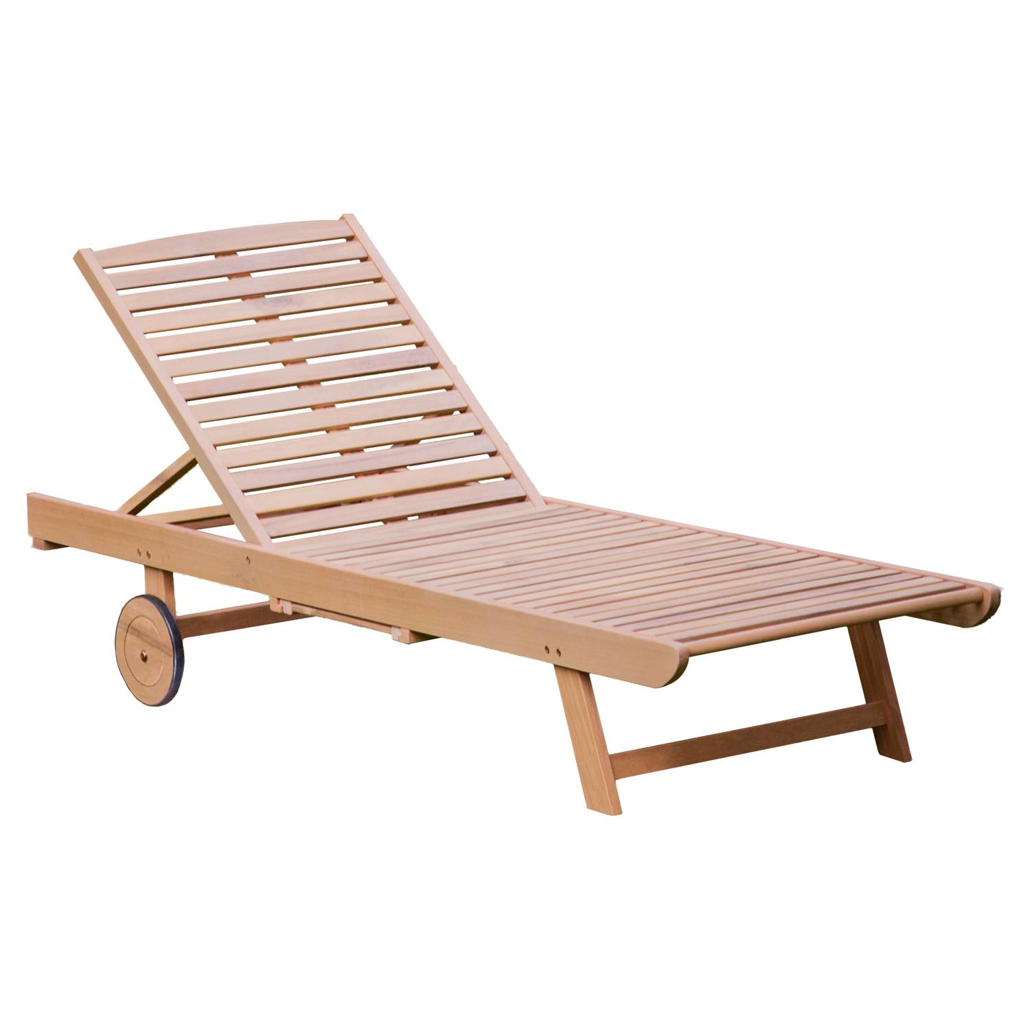 Bain de soleil pliant en acacia KANAWA - HAPPY GARDEN - Imagen 3