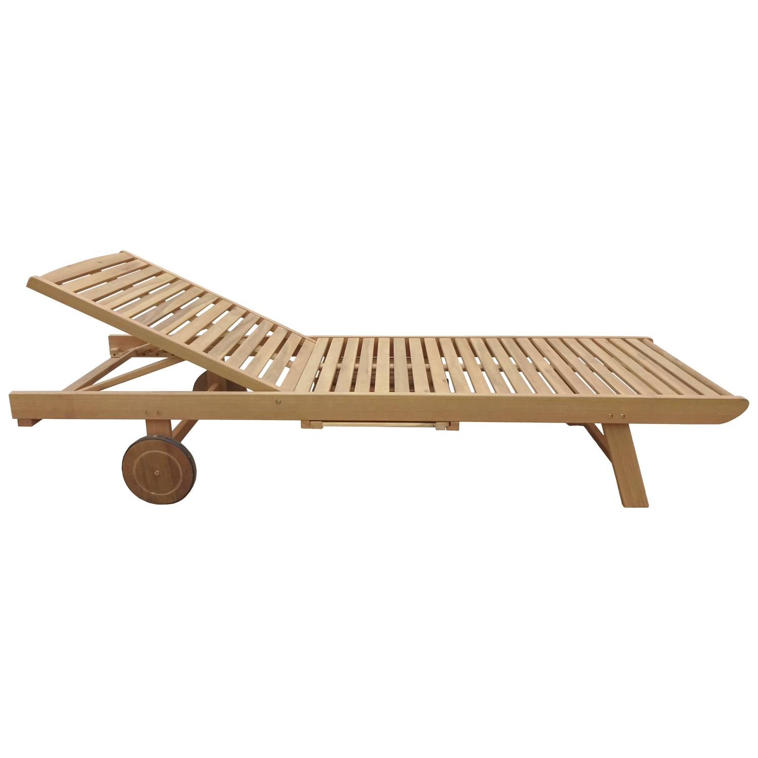 Bain de soleil pliant en acacia KANAWA - HAPPY GARDEN - Imagen 4