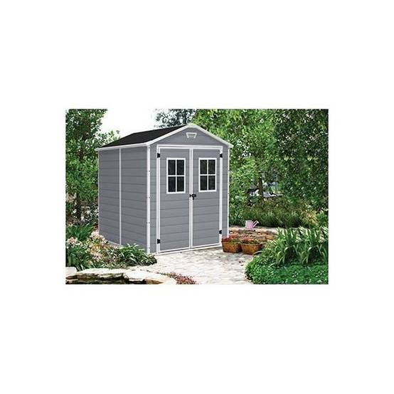 Keter - Abri de jardin 4,4 m² avec plancher KETER en résine Premium 86 Gris - Image 4