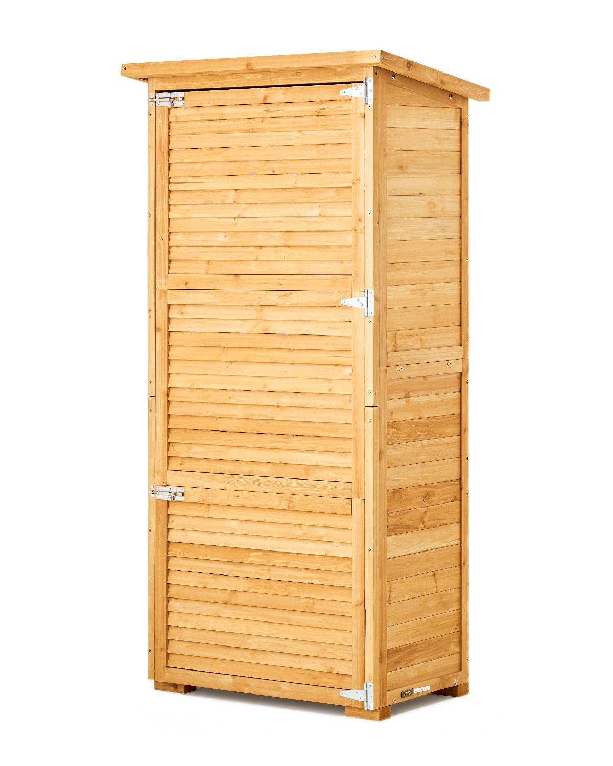 VEVOR Abri jardin 800x500x1620 mm, bois cèdre. Toit plat, étanche, pour outils. - Image 1