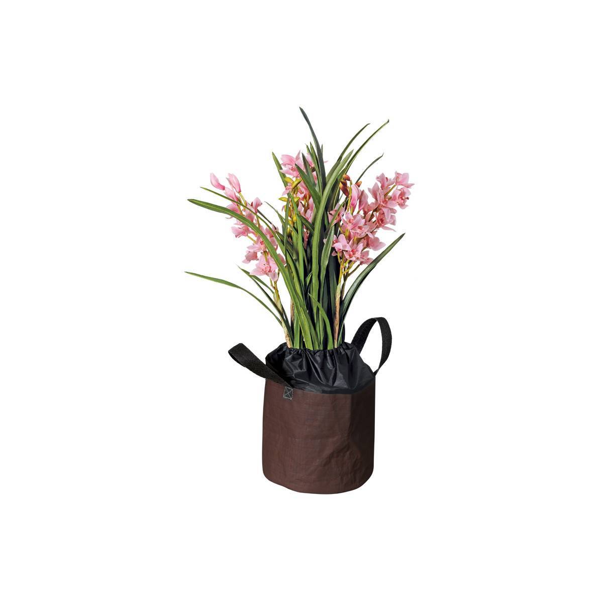 Multitanks - Sac de protection contre le gel L Ø 55 x 45 cm marron pour plantes en pots - Imagen 3