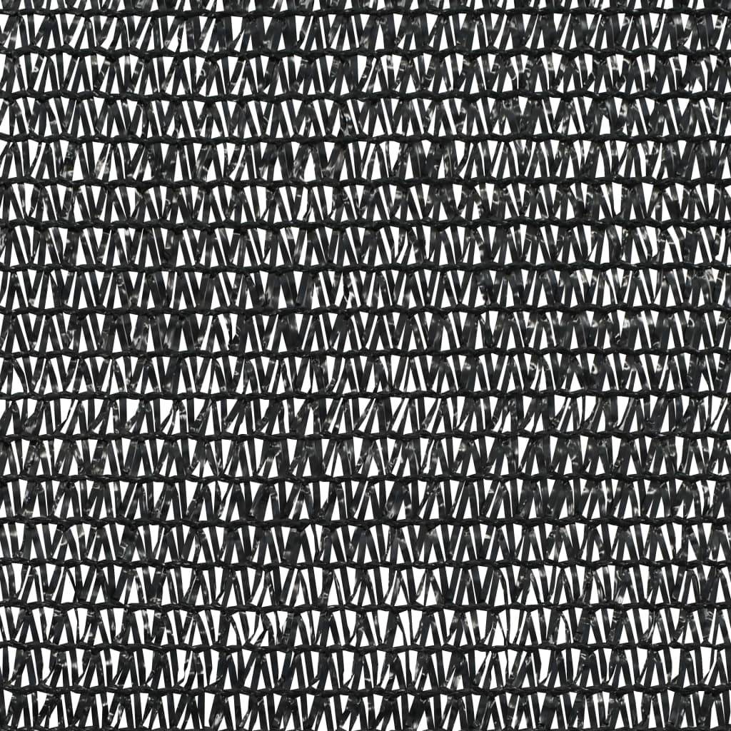 Helloshop26 - Filet brise-vue 1,2x25 m PEHD 75 g/m² noir - Imagen 4