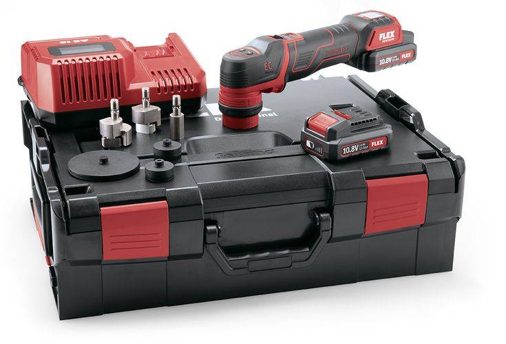 La polisseuse sans fil intelligente 10,8V PXE 80 10.8-EC/2.5 Set FLEX - en coffret - chargeur + 2 batteries - 418102 - Imagen 1