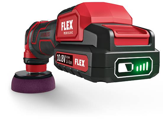 La polisseuse sans fil intelligente 10,8V PXE 80 10.8-EC/2.5 Set FLEX - en coffret - chargeur + 2 batteries - 418102 - Imagen 5