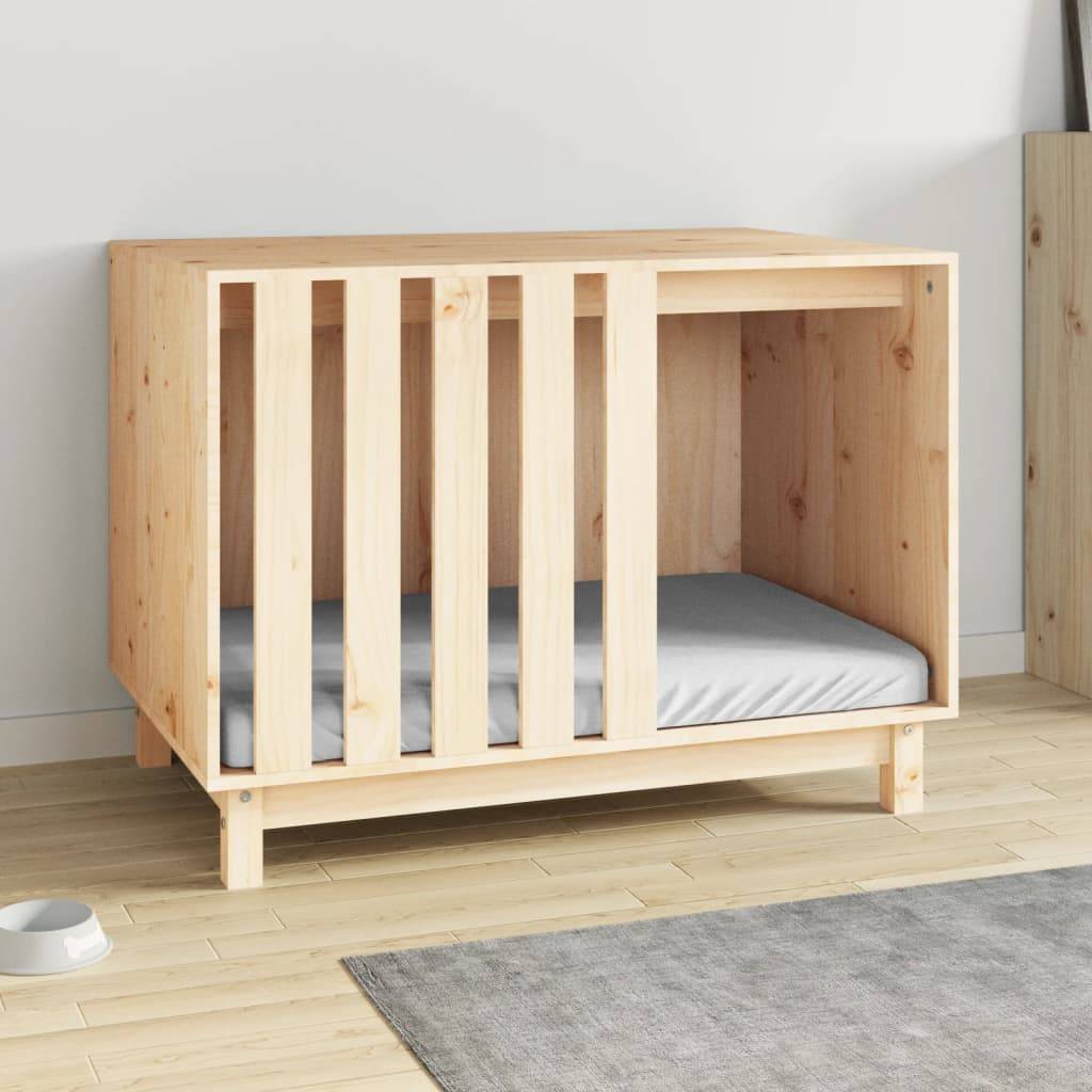 Vidaxl - Niche pour chien 90x60x67 cm Bois de pin massif vidaXL 822486 - Imagen 4