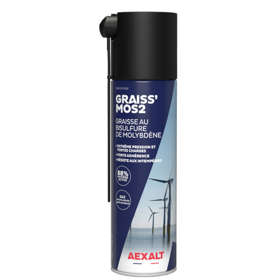 Graisse MOS2 spécial extrême pression aérosol 650 ml - AEXALT - 1561 - Image 1