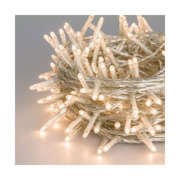 Lotti - Guirlande extérieur 53M blanc chaud minuteur 750 mini LED 8 programmes câble transparent Lotti - Imagen 2