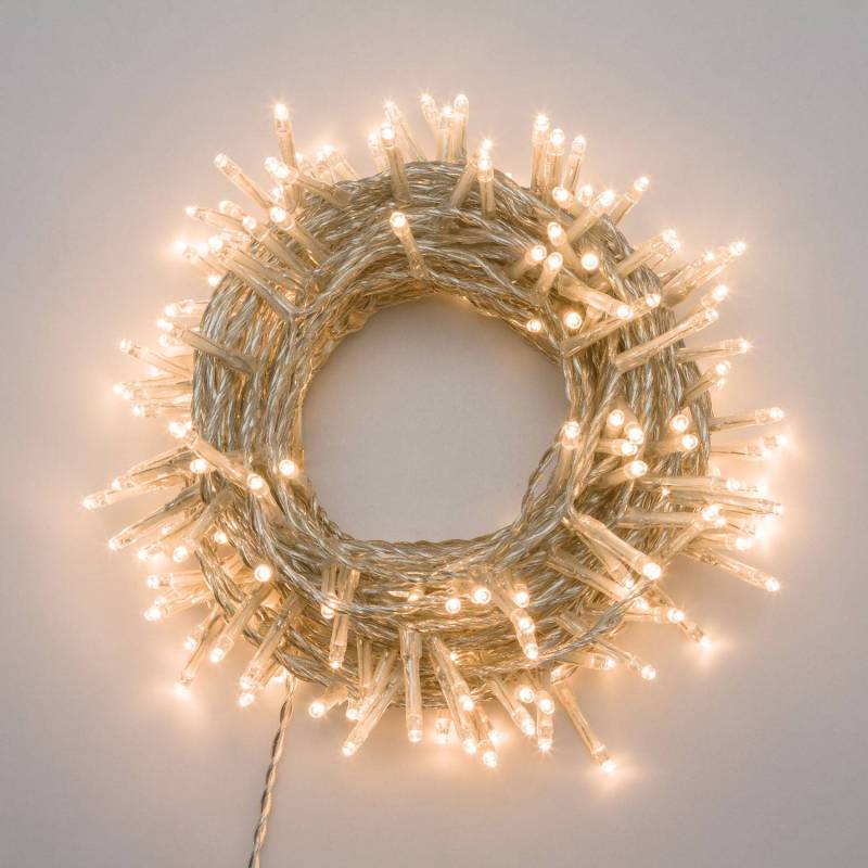 Lotti - Guirlande extérieur 53M blanc chaud minuteur 750 mini LED 8 programmes câble transparent Lotti - Imagen 1